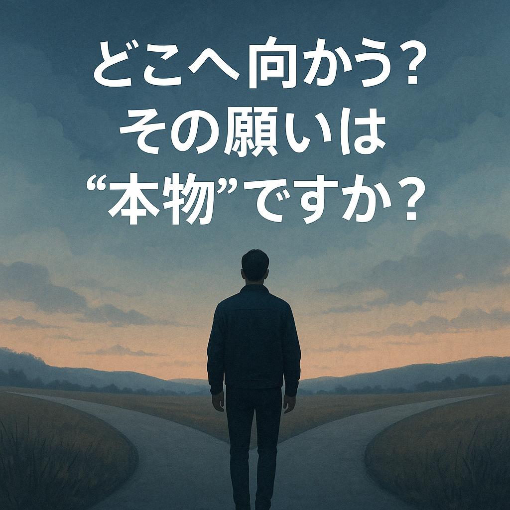 「このままでいいのかな」と思ったとき、最初に見直すべき“心のズレ”の話。